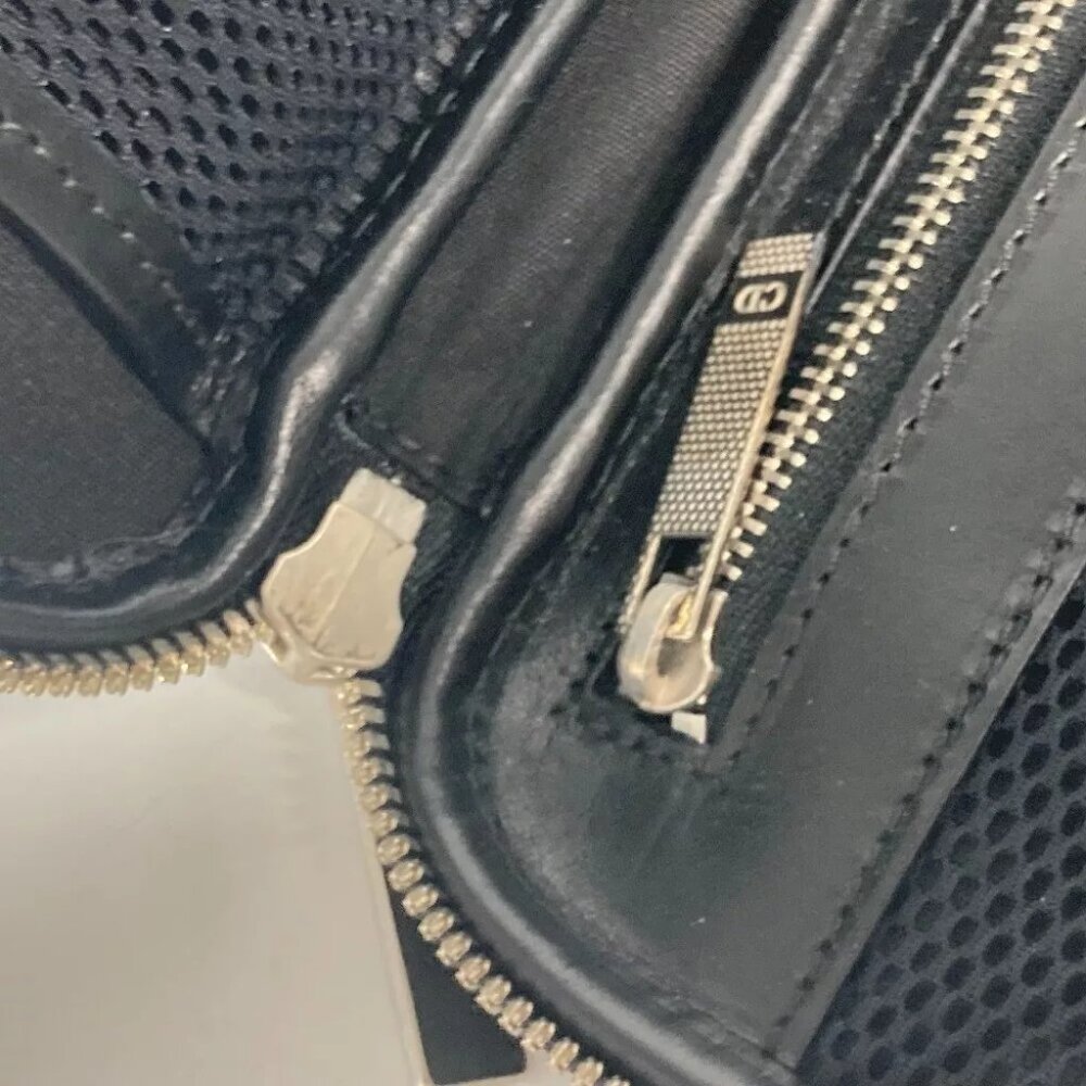 Dior logo Trotter clutch bag bag Pouch PVC Blac - Picture 8 of 15